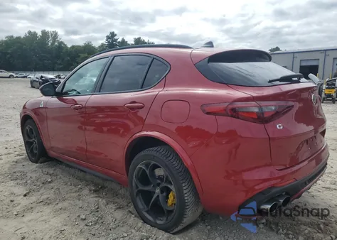 2018 Alfa Romeo Stelvio Quadrifoglio из США, поврежденный, VIN ZASFAKEV3J7C30767